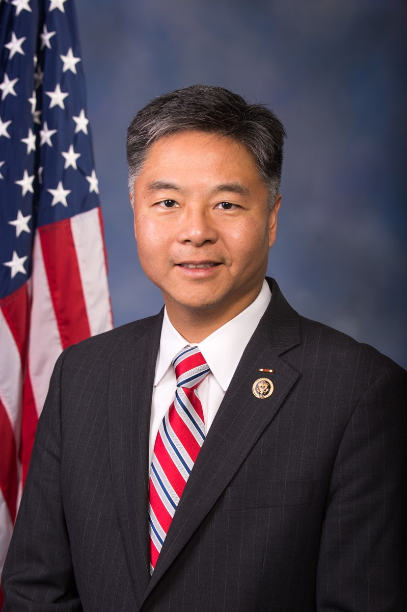 Rep. Ted Lieu, official U.S. House portrait.